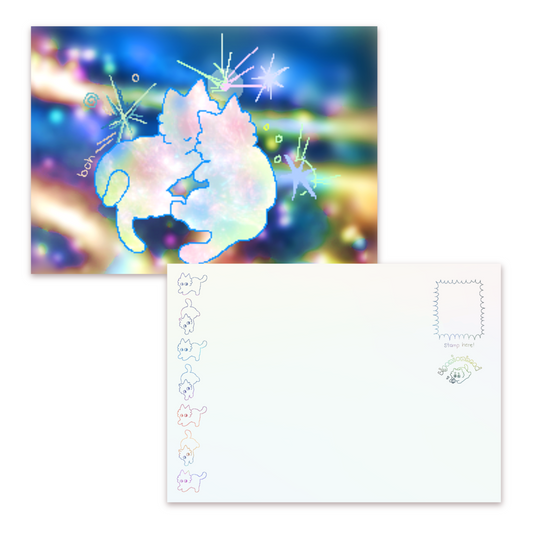 cosmic love postcard